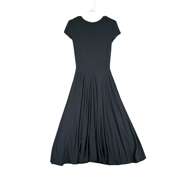 Reformation Women’s M Medium Black Maxi Dress Capsule Minimalist T Shirt - Picture 2 of 12